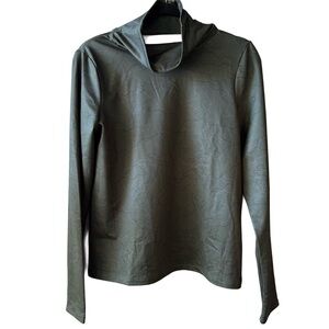 Under Armour |  Cold Weather Loose Fit Funnel Neck Camo Green Shirt